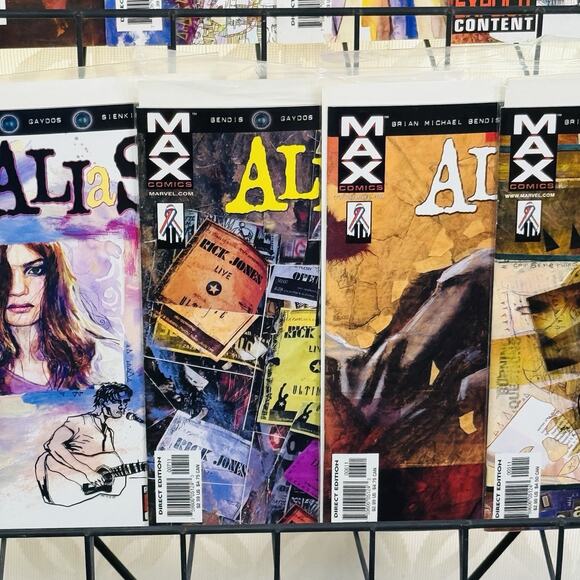 Alias 3 5-10 18-20 23 Lot (Jessica Jones) Bendis/Gaydos Marvel Max Comics - Picture 6 of 7
